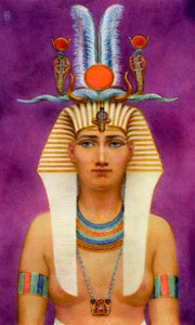Hatshepsut, Oude Egyptische koningin van de 18e dynastie, 15e eeuw v.Chr., 1926 door Winifred Mabel Brunton