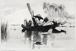 Een visfeest door Winslow Homer