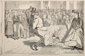 Een Parijs bal - Dansen in het casino door Winslow Homer