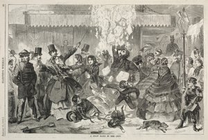Een Sneeuwglijbaan in de Stad door Winslow Homer