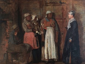 Een bezoek van de oude meesteres door Winslow Homer