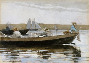 Jongens in een Dory, 1873 door Winslow Homer
