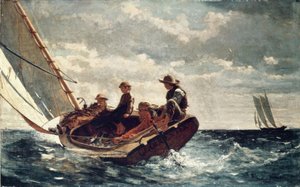 Breezing Up (A Fair Wind) door Winslow Homer