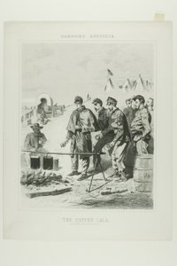 Campagne Schetsen: Koffiegesprek door Winslow Homer