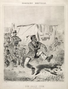 Campagneschetsen: Onze vrolijke kok, 1863