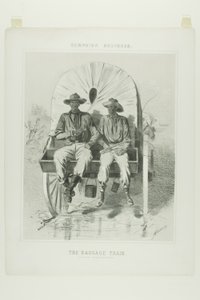 Campagne Schetsen: De bagagetrein door Winslow Homer