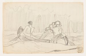 Kano met Drie Mannen door Winslow Homer