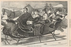 Kerstklokken, uit Harper door Winslow Homer
