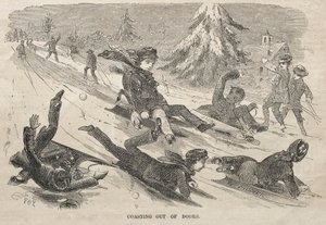 Buiten de deur door Winslow Homer