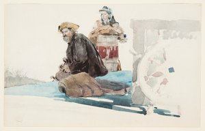Dekpassagiers door Winslow Homer