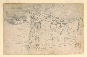 Tekening, Rood licht, waarschijnlijk 1883
