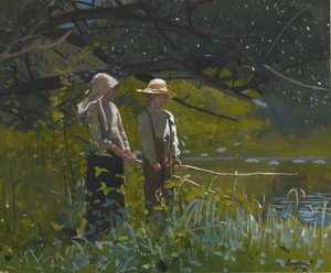 Vissen door Winslow Homer