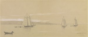 Vissersvloot bij Gloucester door Winslow Homer