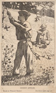 Groene appels door Winslow Homer