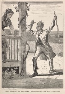 Hi! H-O-O-O! Hij is gekomen. Jumboloro vertelt het je eerst., 1869 door Winslow Homer