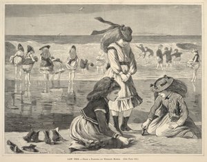Laag tij, van elke zaterdag, 6 augustus 1870 door Winslow Homer