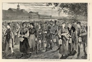 Het fabrieksleven in New England--"Bell-Time", uit Harper