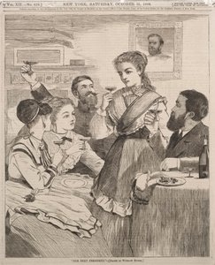 "Onze volgende president
 door Winslow Homer