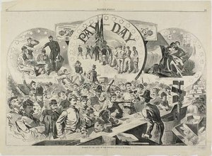 Betaaldag in het leger van de Potomac