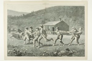 "Snap-the-Whip" door Winslow Homer