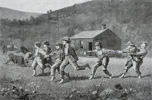 Tikkertje, uit de Harpers Weekly, 20 september 1873 door Winslow Homer