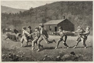 Snap de zweep door Winslow Homer