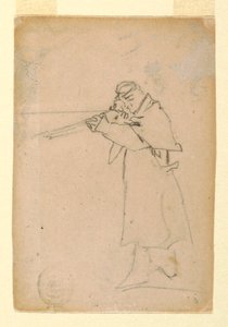 Soldaat die Richt door Winslow Homer