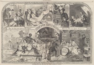 Thanksgiving Day, 1860 - De Twee Grote Klassen van de Samenleving, gepubliceerd 1860 door Winslow Homer