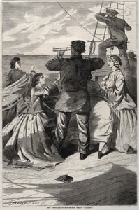 De nadering van de Britse piraat Alabama door Winslow Homer