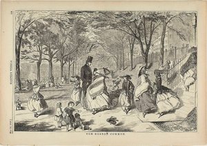 De Boston Markt door Winslow Homer