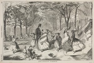 De Boston Common door Winslow Homer
