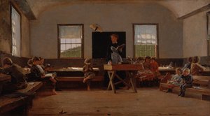 De plattelandsschool door Winslow Homer