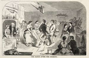 De dans na het dorsen, 1858