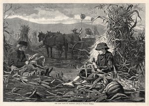 De laatste dagen van de oogst, 1873 door Winslow Homer
