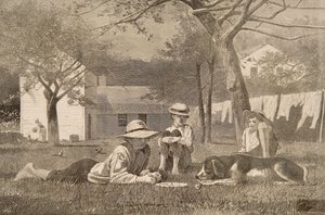 De Nooning door Winslow Homer