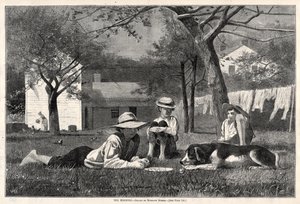 The Nooning door Winslow Homer