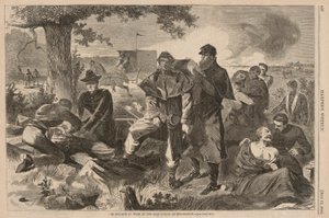 De Chirurg aan het Werk in de Achterhoede tijdens een Gevecht, van Harper