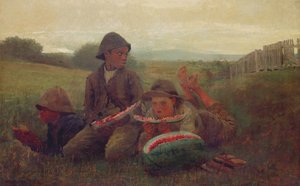 De watermeloenjongens, 1876 door Winslow Homer