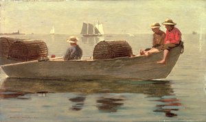 Drie Jongens in een Dory, 1873