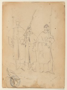 Drie Soldaten door Winslow Homer