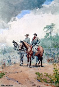 Twee Federale Verkenners, 1887 door Winslow Homer