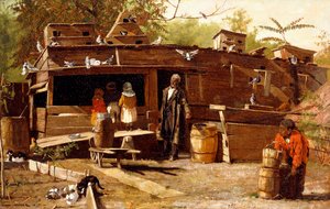 Oom Ned thuis, 1875
