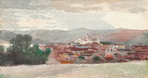 Uitzicht op Santiago de Cuba door Winslow Homer