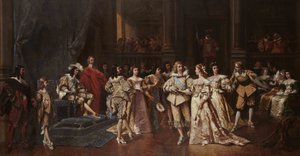 Het bal aan het hof van Lodewijk XIII van Frankrijk