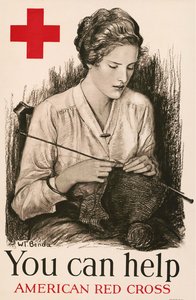 Je kunt helpen - Amerikaanse Rode Kruis, 1918 door Wladyslaw Theodor Benda