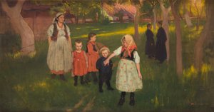 Bezittingen of de familie van de kunstenaar