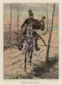 Poolse Huzaar door Wojciech Kossak