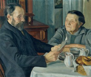 Ouders van de kunstenaar door Wojciech Stanislaw Weiss