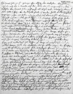 Brief van W. A. Mozart door Wolfgang Amadeus Mozart