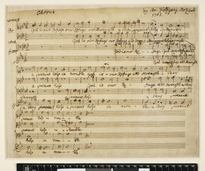 God is onze Toevlucht KV 20 ((englisch "K 20")) door Wolfgang Amadeus Mozart